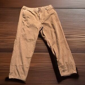 Classic Men's Corduroy Pants in Light Brown - Casual Straight Fit